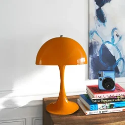 Mushroom Lamp Plug in Bedside Lamp Bedroom Table Lamps Light Luxury Nordic Retro Small Table Lamp Bedroom Bedside Light Decorative 110-240V