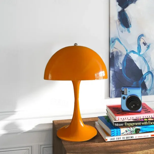 Mushroom Lamp Plug in Bedside Lamp Bedroom Table Lamps Light Luxury Nordic Retro Small Table Lamp Bedroom Bedside Light Decorative 110-240V