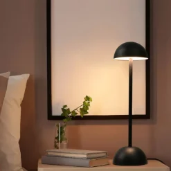 Mushroom Metal Desk Lamp, Wireless USB Charging Touch Bedside Light Bar Bar Atmosphere Lamp Lighting Fixture for Living Room Bedroom 1PC