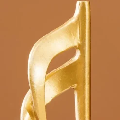 Music Note Figurines Musical Sculpture Statue Crafts Tabletop Decorations for Piano Lover Musician Souvenirs Home Office Decor