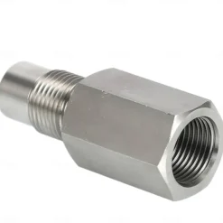 M18x1.5 Oxygen Sensor Thread Adapter Stainless Steel Universal Mini Catalyst Converter Emulator Extension Spacer