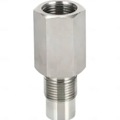 M18x1.5 Oxygen Sensor Thread Adapter Stainless Steel Universal Mini Catalyst Converter Emulator Extension Spacer