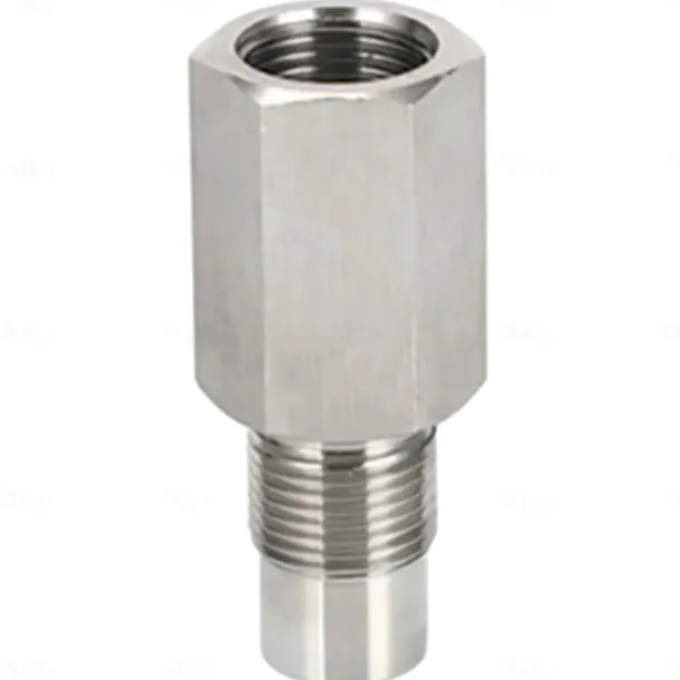 M18x1.5 Oxygen Sensor Thread Adapter Stainless Steel Universal Mini Catalyst Converter Emulator Extension Spacer