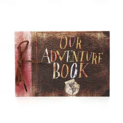 My Our Adventure Book Pixar Up Handmade DIY Family Scrapbook , Wedding Photo Album, Retro Album, Anniversary Scrapbook , Wonderful Gift for Thanks Giving Christmas 11.6x7.5 Inches