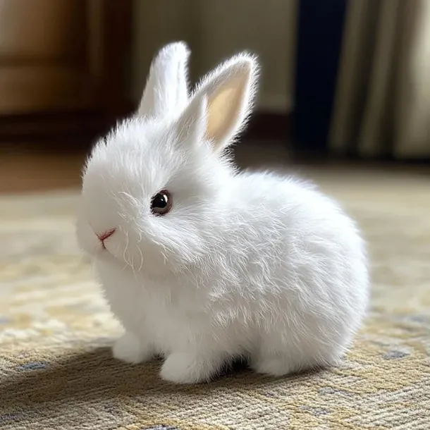 My Realistic Bunny Toy, Interactive Bunny Easter Decoration Realistic Bunny Gift for Kids- Jumping, Twitching, and Shaking Ears, Bunny Realistic Bunny Toy, Bunbi Realistic Bunny