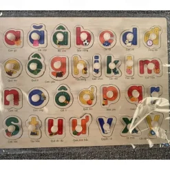 Nail Grasping Board Puzzle Children'S Montessori Early Education Wooden Toys Alphanumeric Fruit Shape Cognitive Jigsaw Puzzle