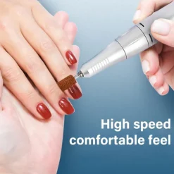 Nails Polishing Machine 45000rpm Nails File Drill Set Adjustable Speed Electric Nails Drill Machine with Drill Bits