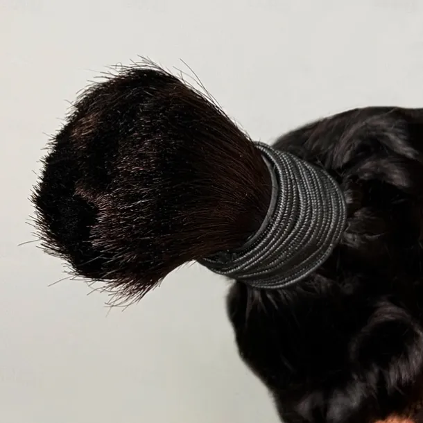 Natural Color No Weft Remy Bulk Hair 3 Bundle Of Human Hair 10-28 Inches