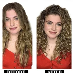 Natural Curly Clip in Hair Extensions Remy Human Hair 22 Inch Long Clip in Curly Hair Extensions Human Hair Blonde Highlighted Brown Curly Clip in Real Human Hair Extensions 7Pcs 105g