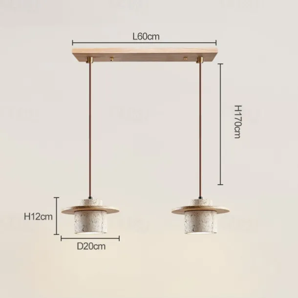 Natural Stone Shade Pendant Light Japanese Wabi Sabi Hanging Lamp with E27 Base Bedside Restaurant Kitchen Aisle Bar Club Suspension Lamp