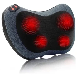 Neck Massager Electric Back Massager with Heat Neck Back Pain Relief Gifts Deep Tissue Kneading Massage Pillow