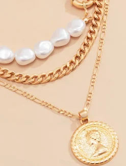 Necklace Chrome Women's Elegant Classic Necklace For Daily