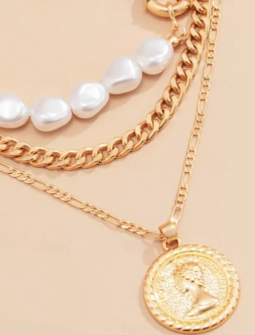 Necklace Chrome Women's Elegant Classic Necklace For Daily