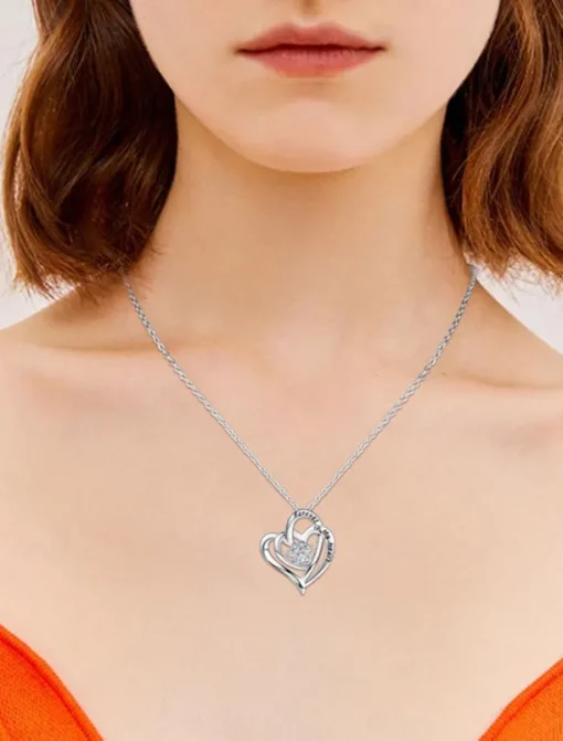 Necklace Chrome Women's Fashion Cute Classic Heart Lovely Heart Shape Necklace For Daily Valentine's Day