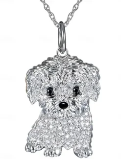 Necklace Chrome Women's Fashion Cute Classic Animal Lovely Geometric Necklace For Daily