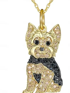 Necklace Chrome Women's Fashion Cute Classic Animal Lovely Geometric Necklace For Daily