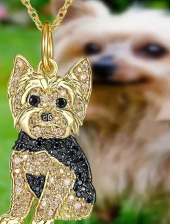 Necklace Chrome Women's Fashion Cute Classic Animal Lovely Geometric Necklace For Daily