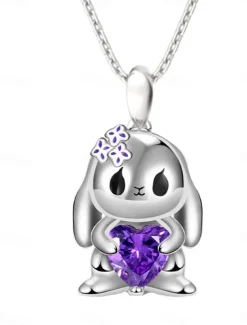 Necklace Chrome Women's Fashion Cute Classic Animal Lovely Geometric Necklace For Daily Valentine's Day