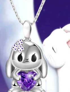 Necklace Chrome Women's Fashion Cute Classic Animal Lovely Geometric Necklace For Daily Valentine's Day