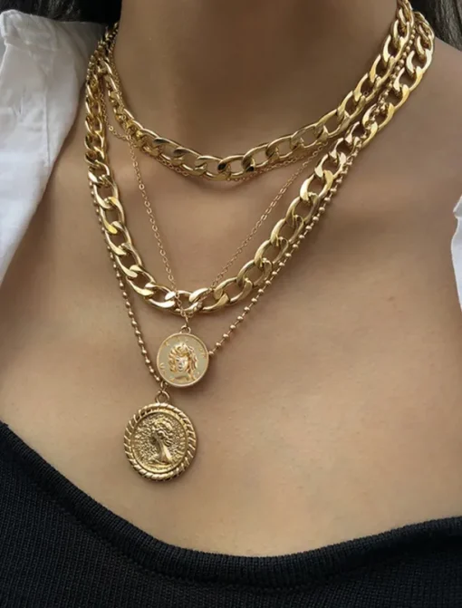 Necklace Chrome Women's Fashion Cute Classic Animal Lovely Heart Shape Necklace For Daily