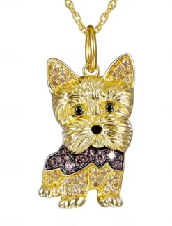 Necklace Chrome Women's Fashion Cute Classic Animal Lovely Geometric Necklace For Daily