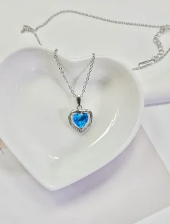 Necklace Titanium Steel Women's Fashion Cute Classic Heart Lovely Heart Shape Necklace For Valentine's Day Birthday Gift