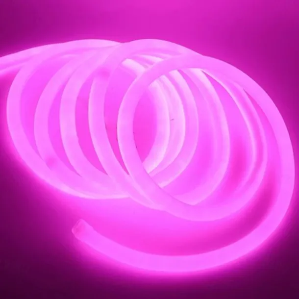 Neon Light Sign LED Strip Flexiable 360 Round Tube Lamp 30M IP67 Waterproof Flexible Rope String Home Decoration
