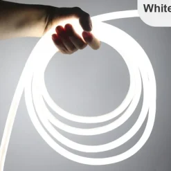 Neon Light Sign LED Strip Flexiable 360 Round Tube Lamp 30M IP67 Waterproof Flexible Rope String Home Decoration