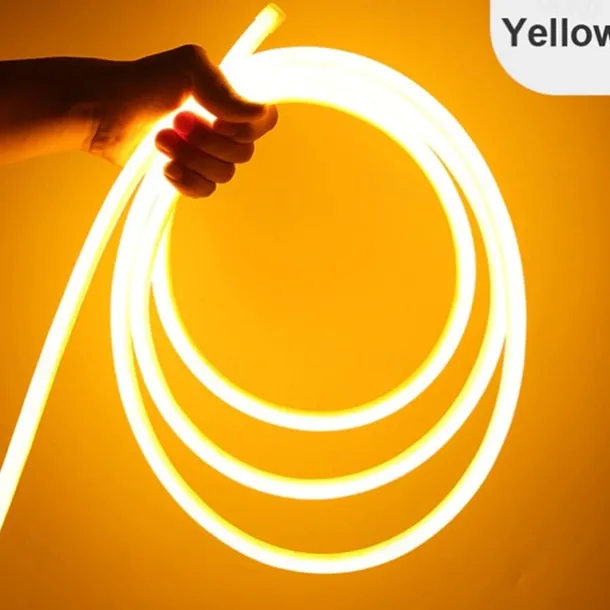 Neon Light Sign LED Strip Flexiable 360 Round Tube Lamp 30M IP67 Waterproof Flexible Rope String Home Decoration
