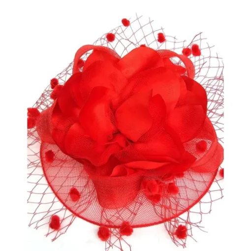 Net Fascinators Kentucky Derby Hat/ Headwear with Floral 1PC Special Occasion / Horse Race / Ladies Day Headpiece