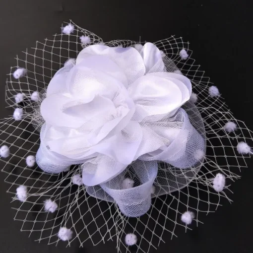 Net Fascinators Kentucky Derby Hat/ Headwear with Floral 1PC Special Occasion / Horse Race / Ladies Day Headpiece