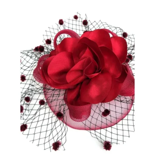 Net Fascinators Kentucky Derby Hat/ Headwear with Floral 1PC Special Occasion / Horse Race / Ladies Day Headpiece