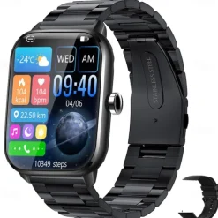 New Bluetooth Calls Smart watch 1.9 inch Full Touch Screen Men Women Fitness Bracelet Custom Watch Face For Android ios smartwatch Menbox
