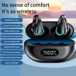 New clip-on Bluetooth headset wireless noise reduction no-ear painless sports ear clip headset