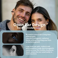 New clip-on Bluetooth headset wireless noise reduction no-ear painless sports ear clip headset