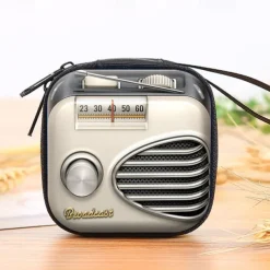 New creative tinplate coin purse retro audio cassette coin purse keychain earphone storage bag stonego bag 1PC/2Pcs (6 type optional)