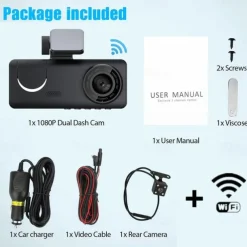 New Design / Wireless / Full HD Car DVR 170 Degree Wide Angle 2 inch LCD Dash Cam with WIFI / Night Vision / Parking Monitoring Car Recorder