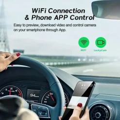 New Design / Wireless / Full HD Car DVR 170 Degree Wide Angle 2 inch LCD Dash Cam with WIFI / Night Vision / Parking Monitoring Car Recorder