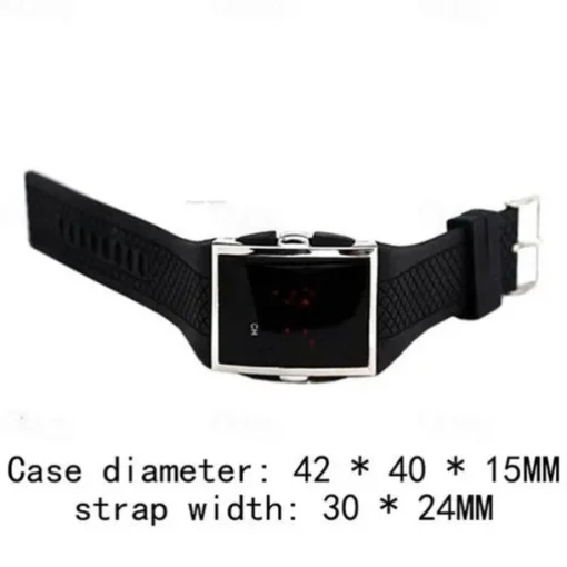 New Fashion Hot Personality Leisure Mens Womens Unisex White Black LED Digital Sports Wrist Watch