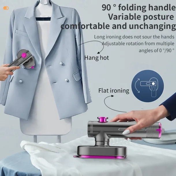 New Handheld Ironing Machine Portable Household Small Mini Steam Iron European and American Standard Hanging Ironin