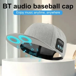 NEW Hat with Bluetooth Speaker Adjustable Bluetooth Hat Wireless Smart Speakerphone Cap for Outdoor Sport Baseball Cap with Mic