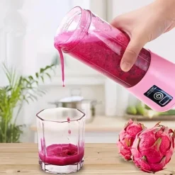 New Juicing Machine Home Portable Juicing Cup Four Leaf Mini Juicing Machine Portable Mixer Fruit Milk Shake Handheld Electric Juicing Machine USB Charging Multifunctional Mixer Kitchen Supplies