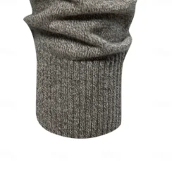 New Mens Knit Stand Mock Neck Cotton Cardigan Casual Social Autumn Button-up Sweater Jacket for Men