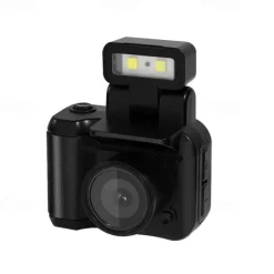 New Monoreflexes Style Mini Camera CMOS With Flash Lamp And Battery Dock Portable Video Recorder DV 1080P With LCD Screen