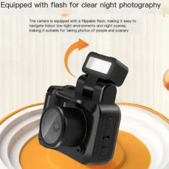 New Monoreflexes Style Mini Camera CMOS With Flash Lamp And Battery Dock Portable Video Recorder DV 1080P With LCD Screen