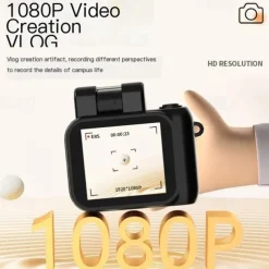 New Monoreflexes Style Mini Camera CMOS With Flash Lamp And Battery Dock Portable Video Recorder DV 1080P With LCD Screen