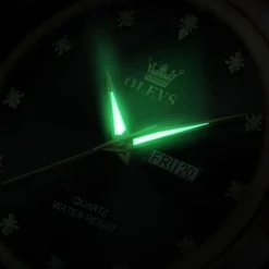 New Olevs Brand Men'S Business Watch Luminous Calendar Week Display Diamonds Fashion Trend Quartz Watch Leisure Waterproof Sports Men'S Wristwatch