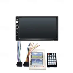 New Pro 2 Din 7'' HD 1080P Touch Screen Autoradio Bluetooth Car Stereo Radio Car MP5 Player Build-in FM AUX USB SD Function Support Mirror Link + Backup Camera(optional)