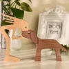 New Product Puppy Family Ornaments Wooden Crafts Ornaments Tabletop Ornaments Creative Decorative Animal Ornaments