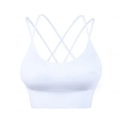 New Spring/Summer High Strength Shockproof Sports Bra Women's Running Fitness Bra Set Gathering Yoga Suit Tank Top